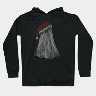 Santa hat ghost Hoodie